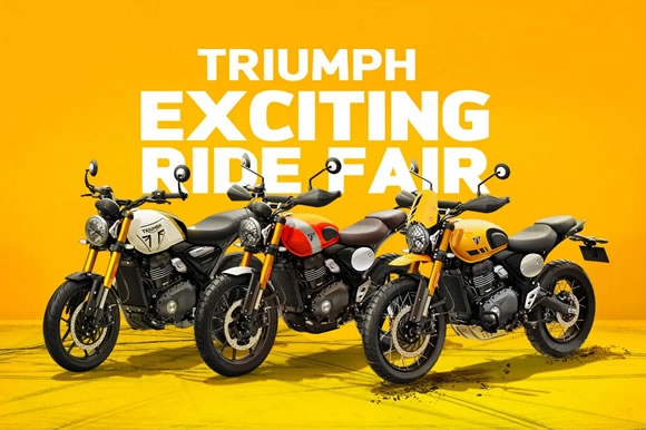11/1(土)~ 11/30(日) TRIUMPH EXCITING RIDE FAIR 開催!